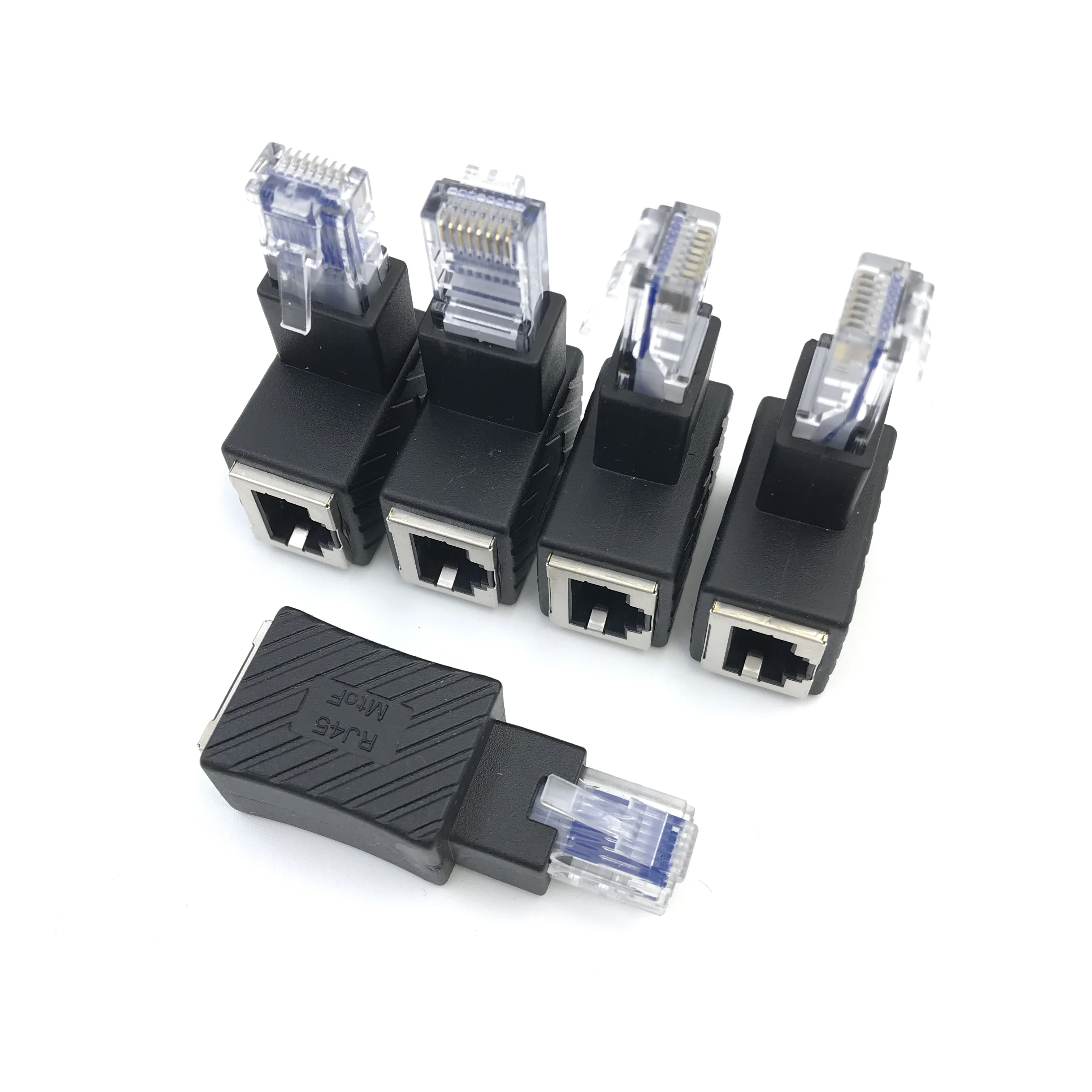 RJ45 Male To Female Converter 90 Degree Extension Adapter for Cat5 Cat6 LAN Ethernet Network Cable Connector Extender | Компьютеры и