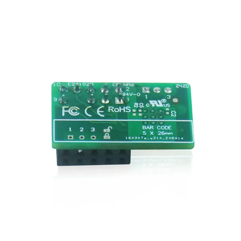 Фото 10-контактный модуль TPM 2.0 для SuperMicro AOM-TPM-9672V AOM-TPM-9672H №2