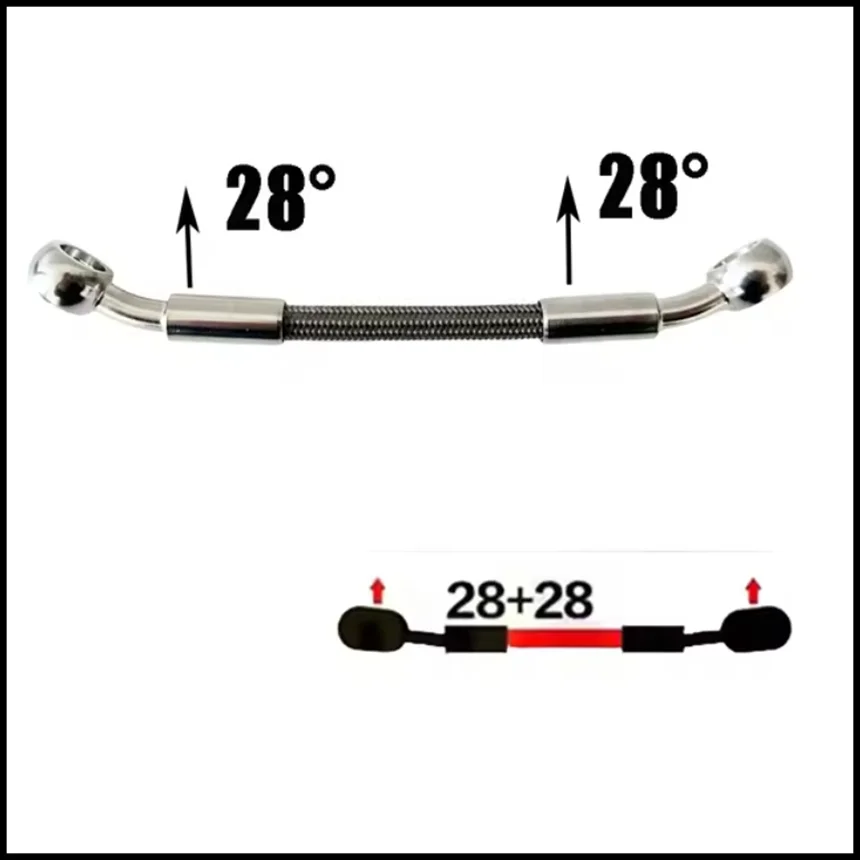 

Плетеный тормозной шланг из нержавеющей стали для мотоцикла 10-500 см