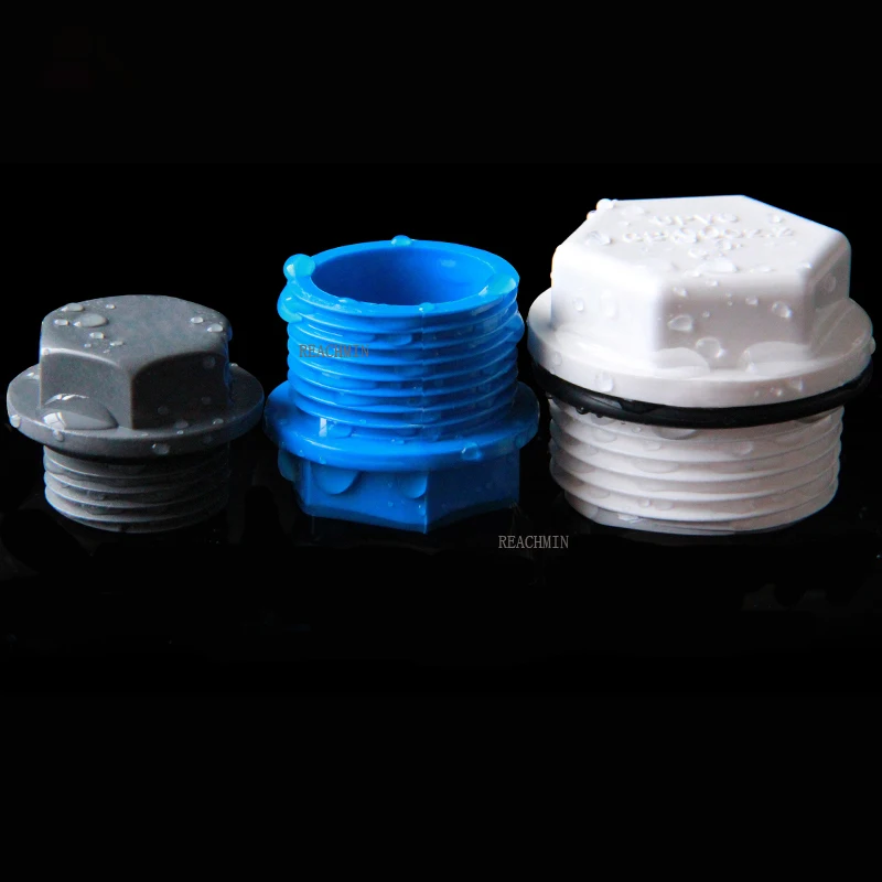 

PVC Pipe Fitting -Thread Plug 1/2",3/4,1" Male BSP Connector Screw Plug End Cap Stop Water Jointer Adapter Plumbing Ac