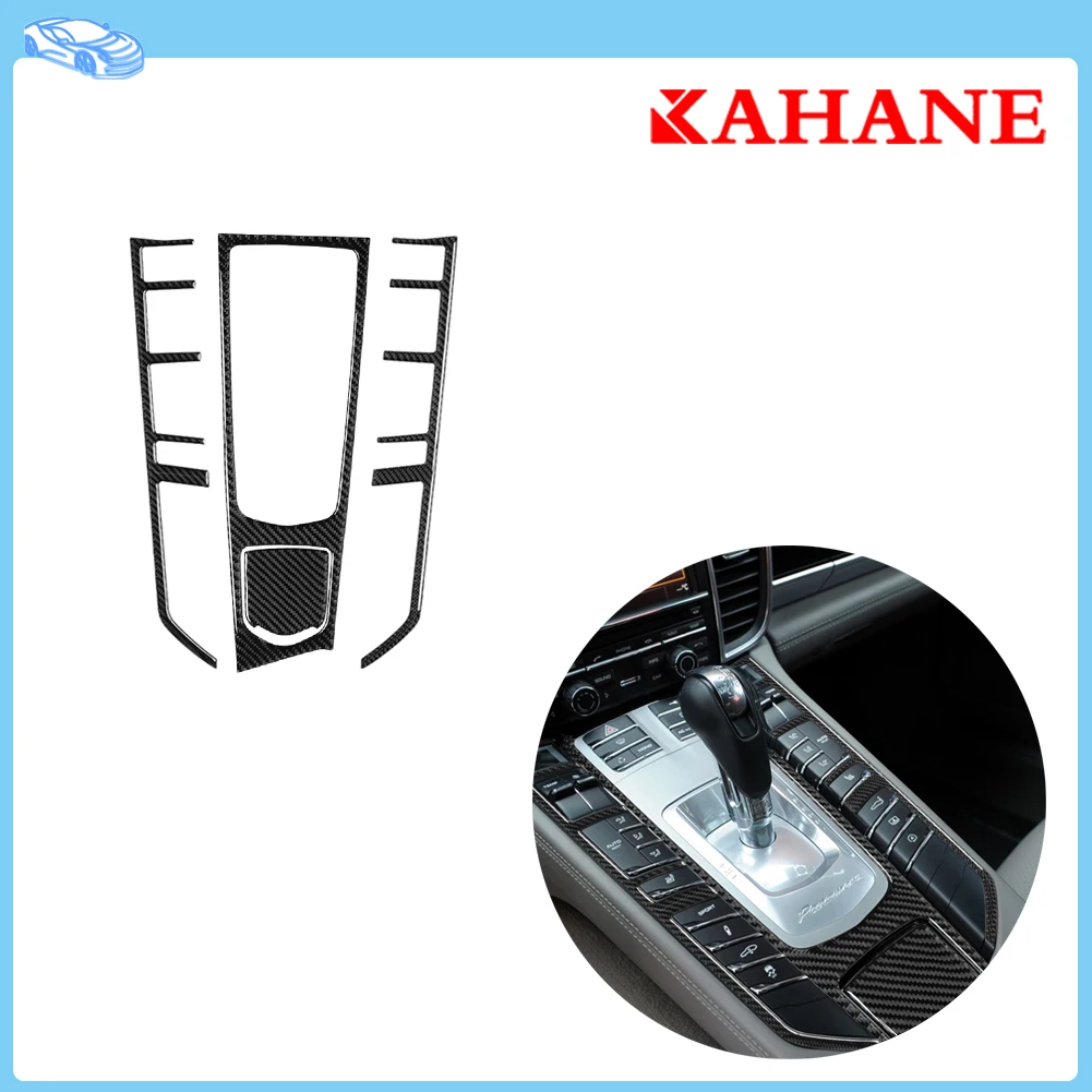 

Декоративная наклейка на панель переключения передач автомобильной консоли для Porsche парамера 2010-2016, аксессуары, внутренние молдинги из углеродного волокна