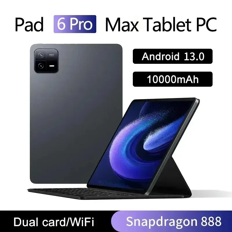 

Original Global Version Pad 6 Pro 11inch Android13 Tablet PC Snapdragon 888 16GB+512GB 5G Dual SIM Card 10000mAh HD 4KTab