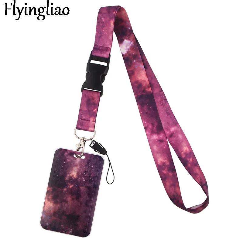 Шнурок для ключей с космическим принтом в ассортименте