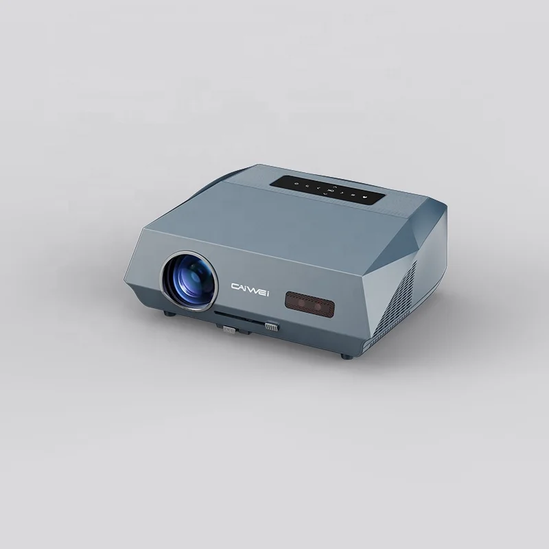 Caiwei Hot A10Q 14300 люмен 1080P 4K Bemaer Bluetooth 5G Wifi домашний кинотеатр внутри динамика