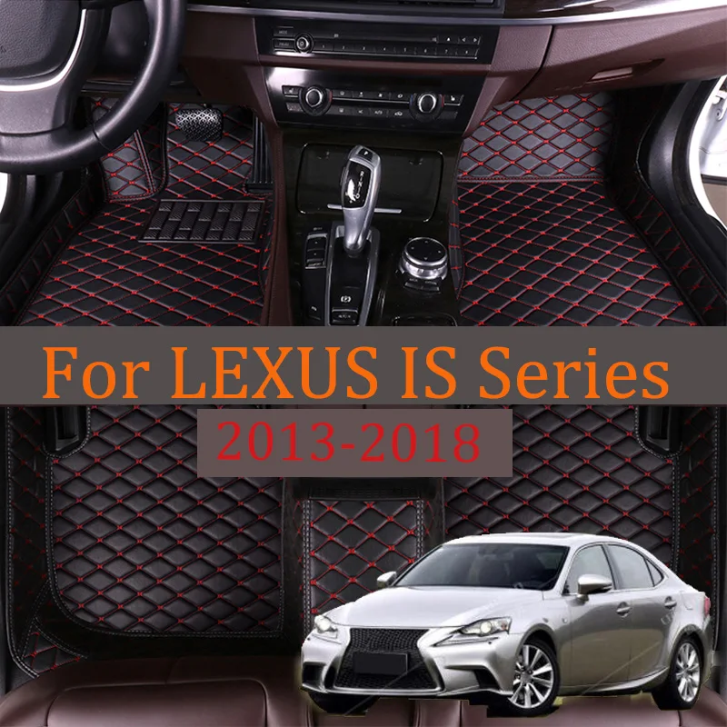 Купи Custom Leather Car Floor Mats For LEXUS IS Series 300 200t 250 2013 2014 2015 2016 2017 2018 Auto Foot Pads Carpet Cover за 1,920 рублей в магазине AliExpress