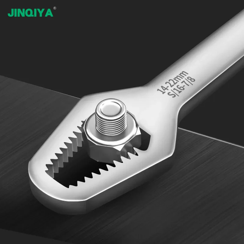 

8-24 Multifunctio Universal Plum Wrench Self-tightening Adjustable Screw Wrench Plate Double Head Plum Wrench Factory Hand Tool