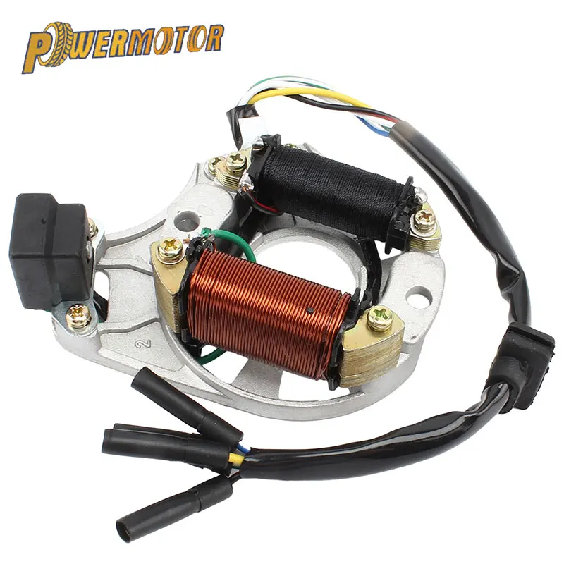 

New Motorcycle 5 Wires Stator Magneto Plate Alternator Coil Generator Fit Pit Dirt Bike Parts For 50-150cc Engines