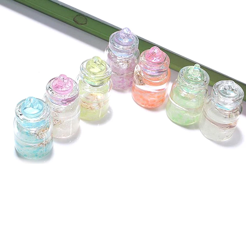 

5 шт., светящиеся мини-бутылки в виде ракушек