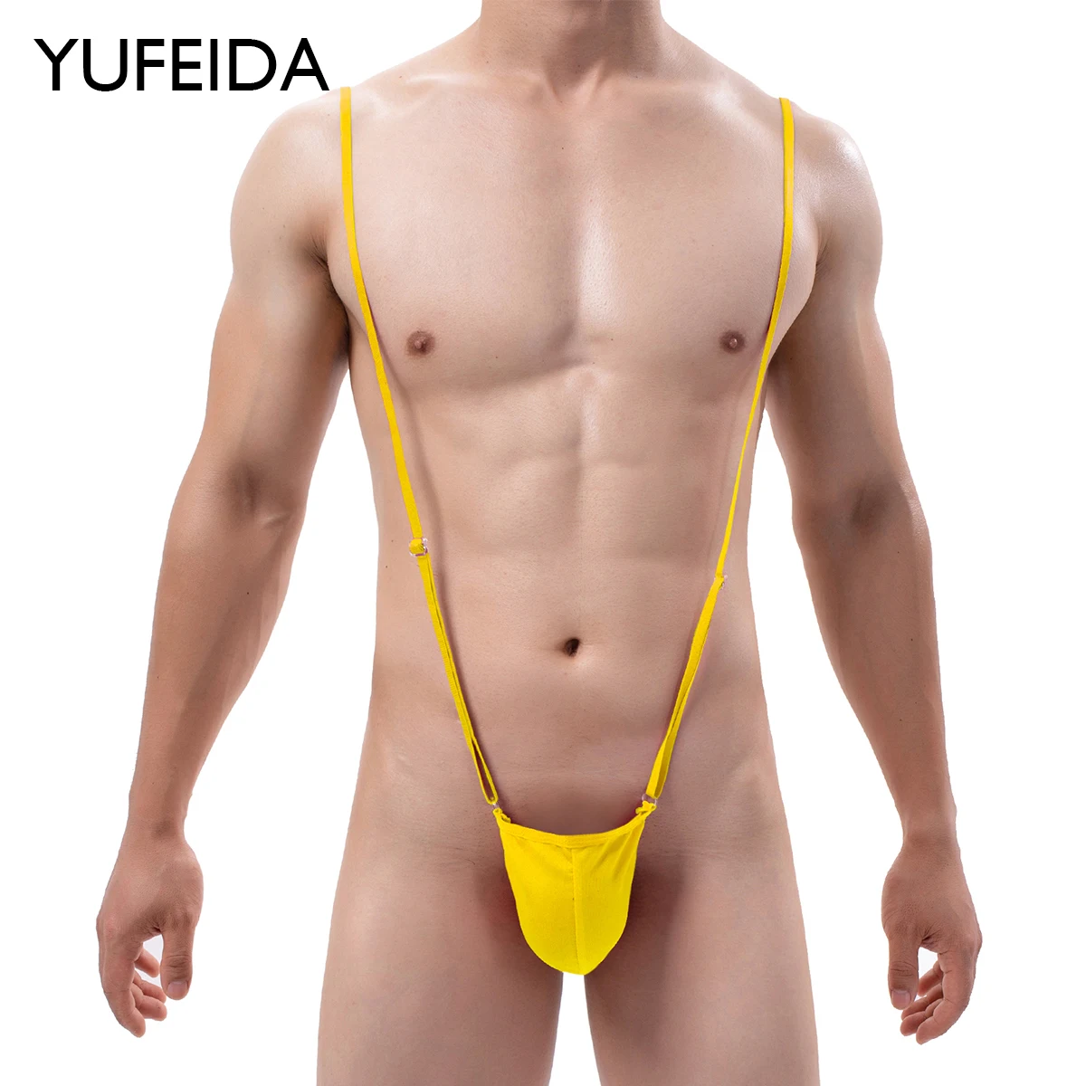 

YUFEIDA Mens Beach Swimming Swimwear Thong Suspender Jockstrap Underwear Bodysuit Male Gay Sexy Erotic Lingerie Leotard Thongs