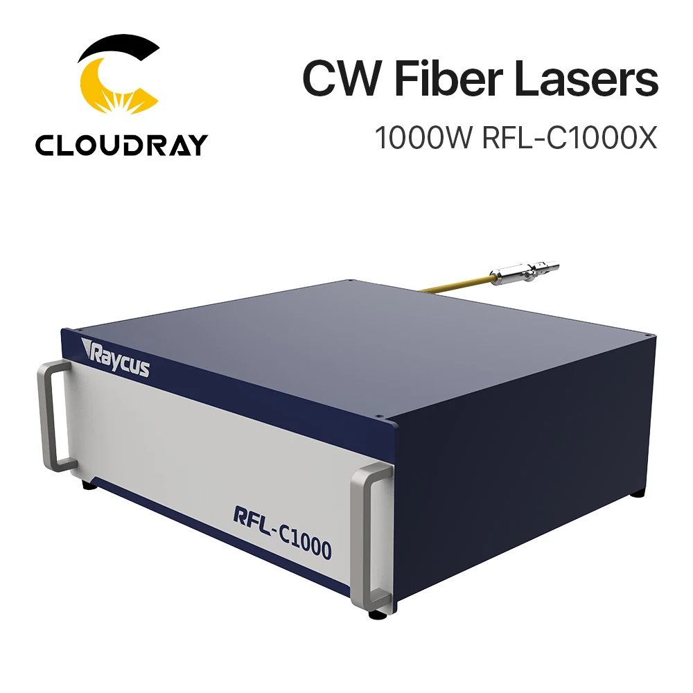 Cloudray-fuente láser Original Raycus 1000W, CW de un solo módulo láser RFL-C1000X, 2 años de garantía para máquina cortadora de fibra