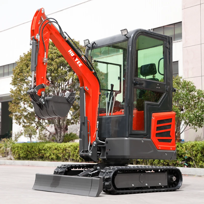 Быстрая доставка Мини-экскаватор-экскаватор 1 тонна Настроить Микроэкскаватор