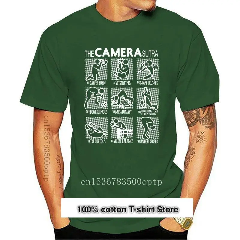 

Camiseta informal de verano con estampado de cámara, camiseta divertida de fotografía, novedad de 2021, 014632