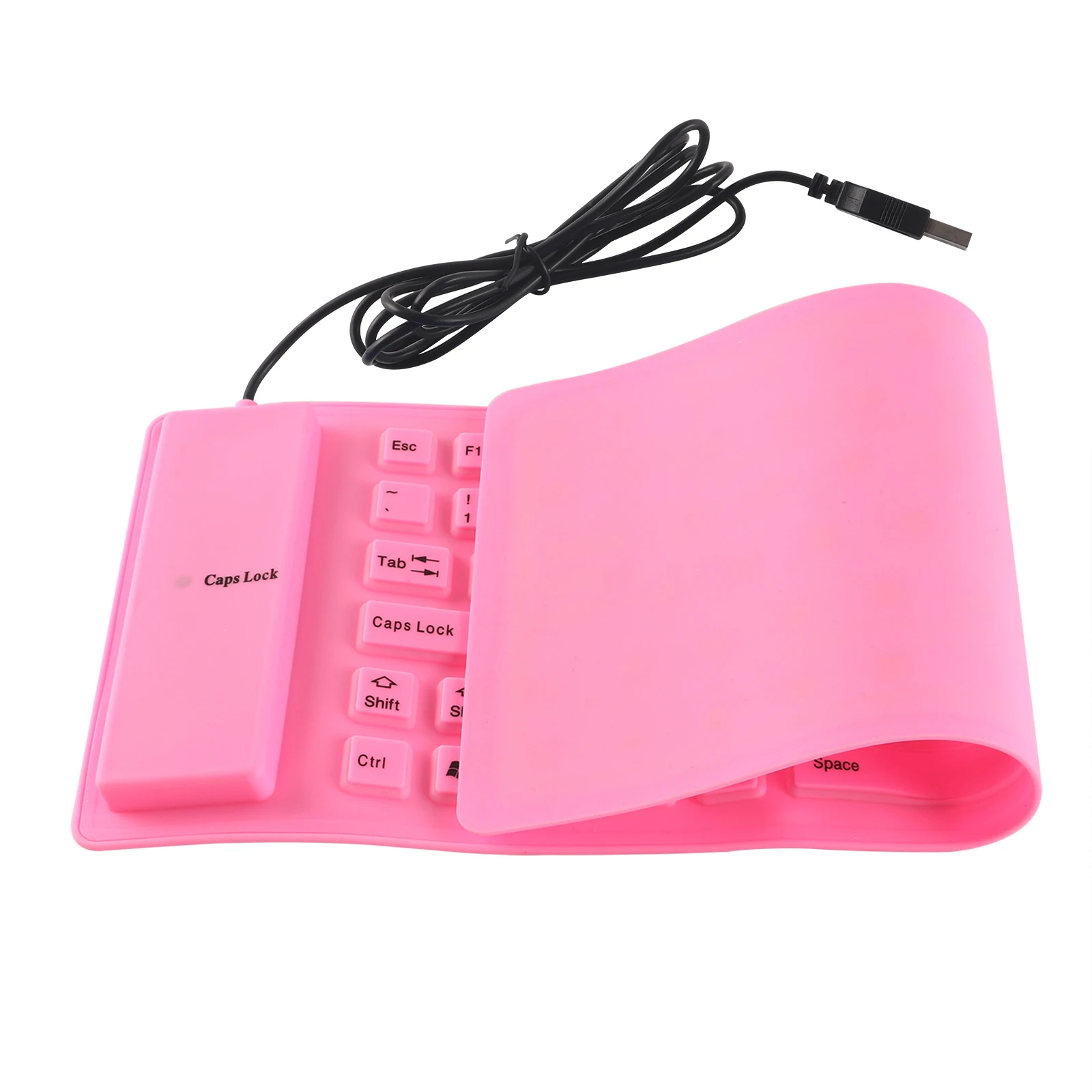 Гибкая складная проводная USB-клавиатура