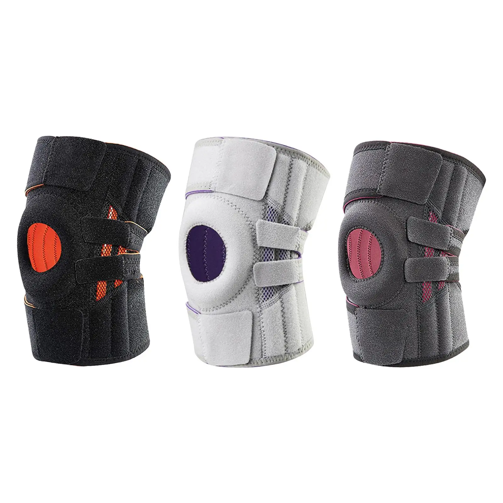 

Compression Adjustable Knee Brace Arthritis Pad Patella Sleeve