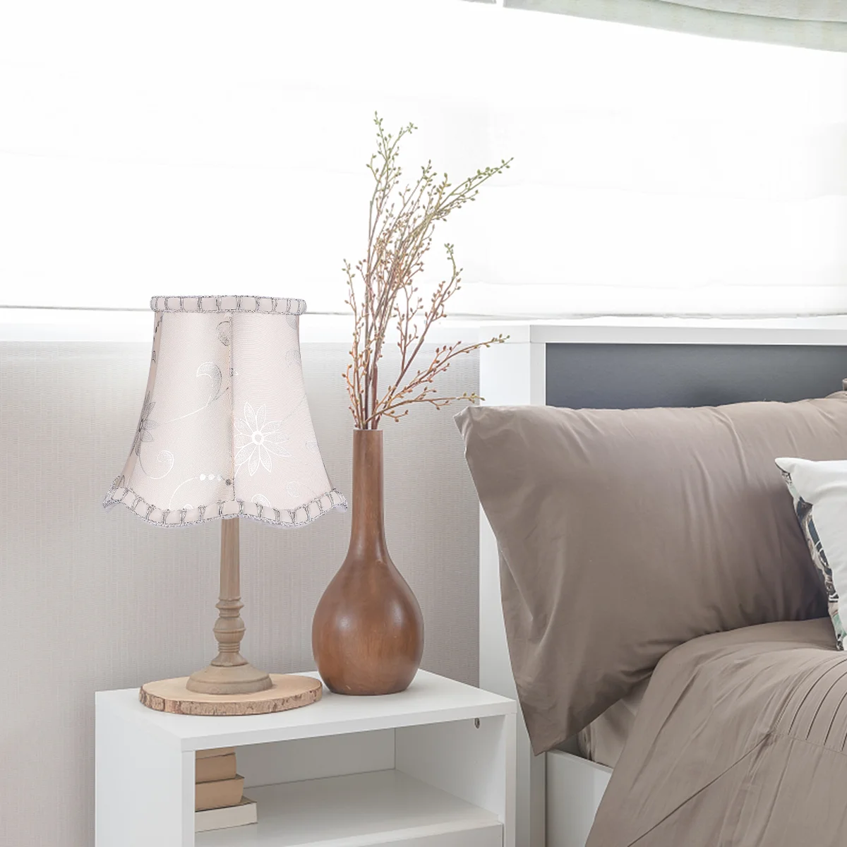 

1 шт. абажур в стиле ретро декоративная люстра с абажуром для спальни гостиной