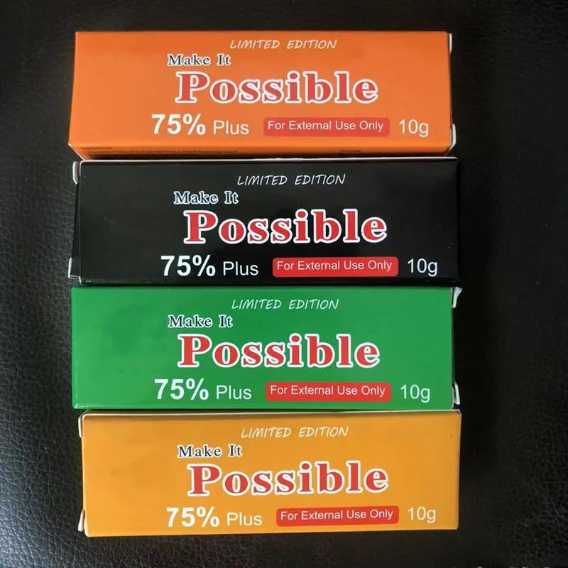 

NEW 75% 4 COLORS CHOOSE 2022 new original 10 Pcs Tattoo Cream Before Operating Permanent makeup Body Eyebrow Eyeliner Lips 10g