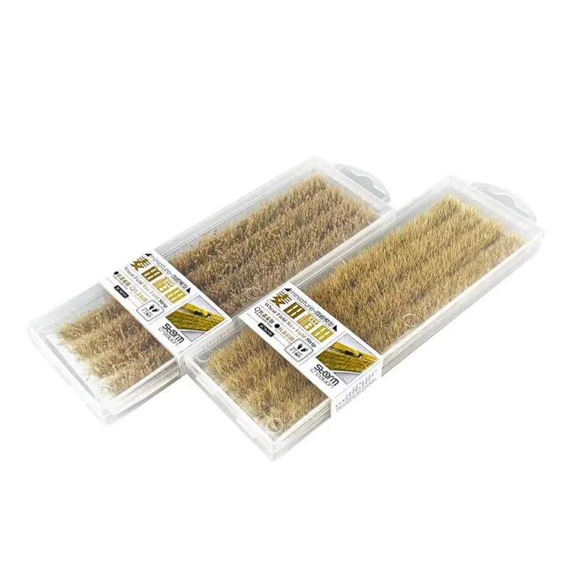 Рисовое и пшеничное поле модели сценариев DIY