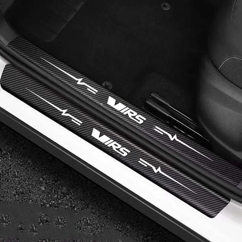 Защитная Накладка на порог двери автомобиля наклейки с защитой от царапин для Skoda