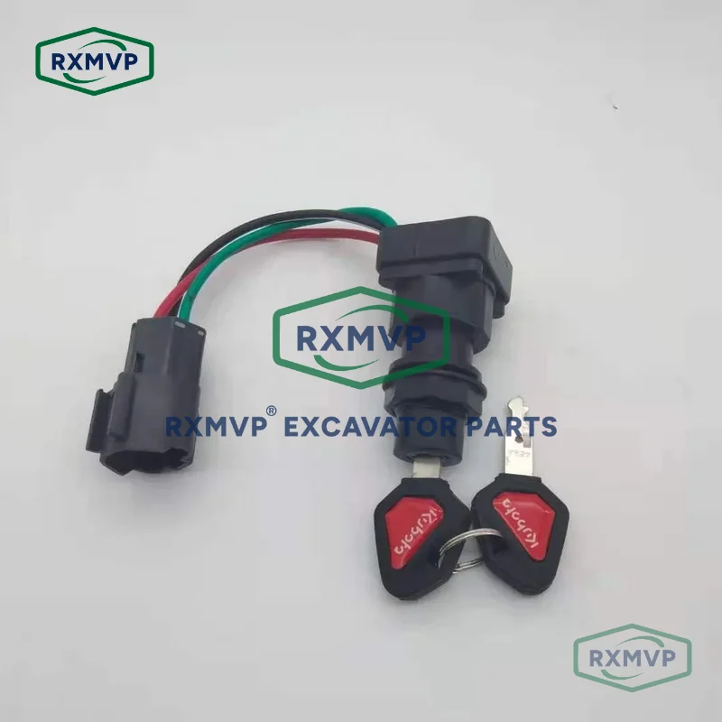 Выключатель зажигания для Komatsu ПК подходит экскаватора KX016 KX033 KX040 U15 U30 U48 U55 детали
