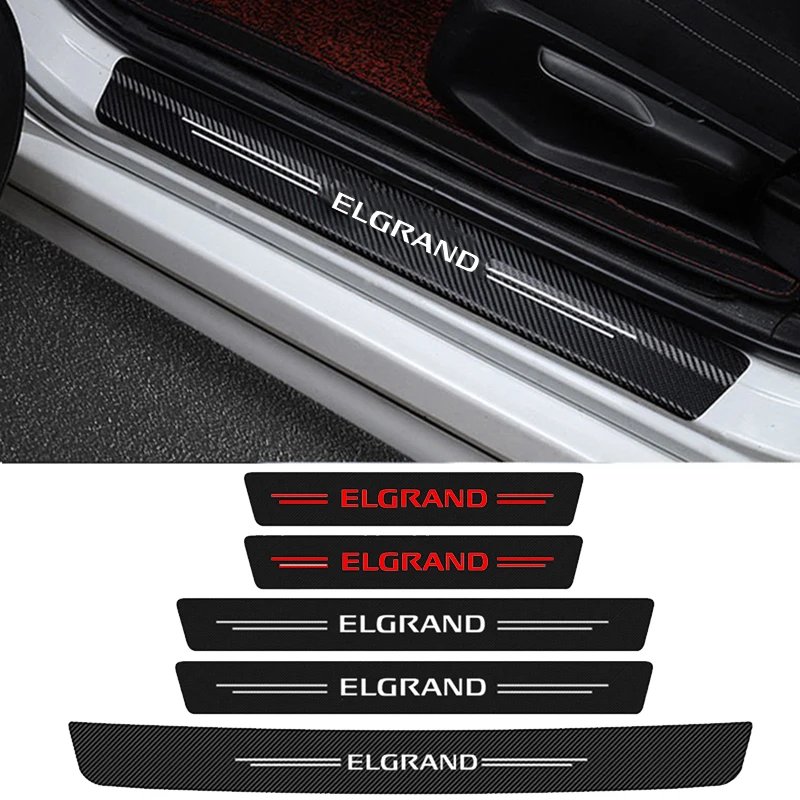 

Лента на порог двери автомобиля, пленка с защитой от царапин для Nissan Elgrand, с логотипом X-Trail Kicks, водонепроницаемая защитная пленка, аксессуары