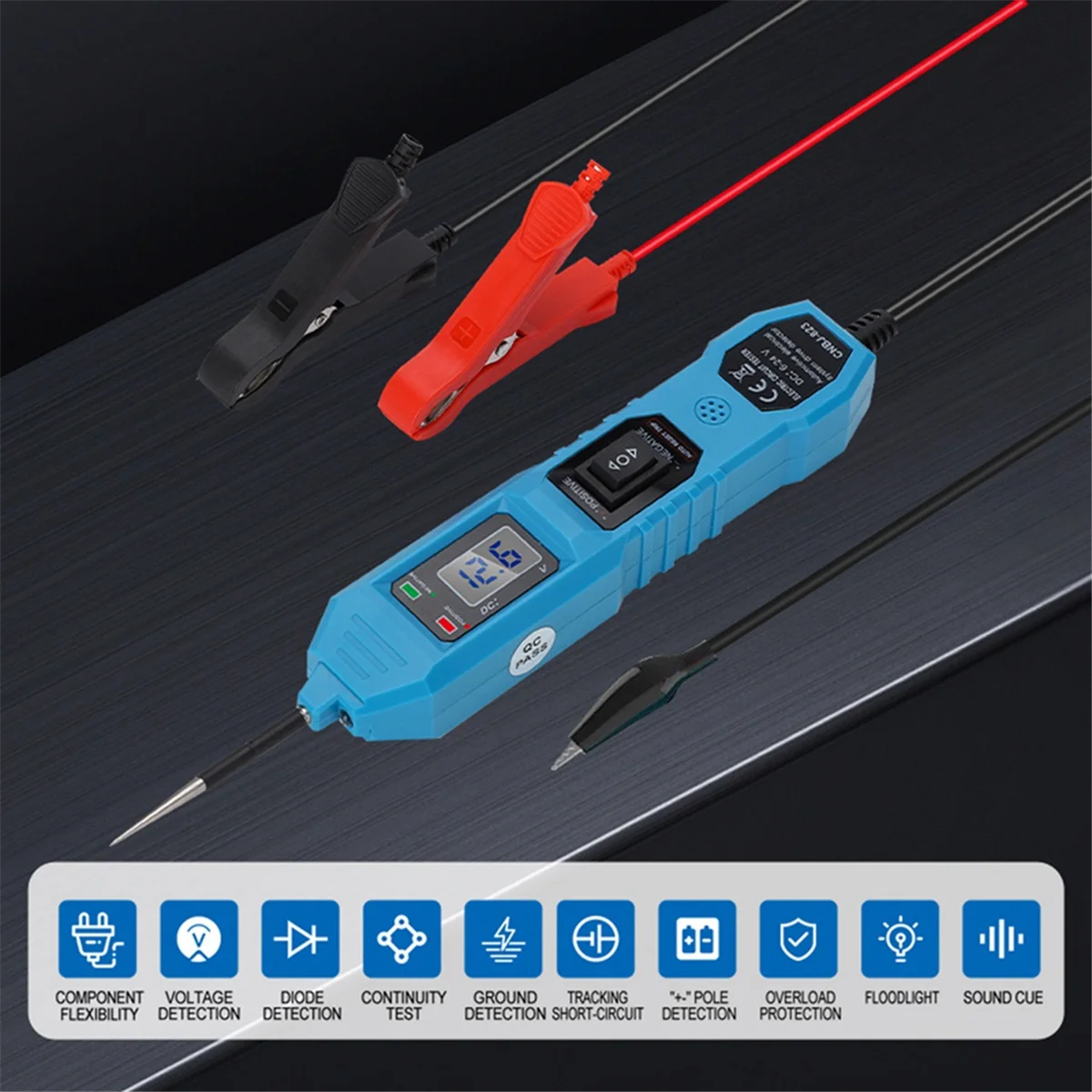 Тестер автомобильных цепей цифровой тест электрическое напряжение система