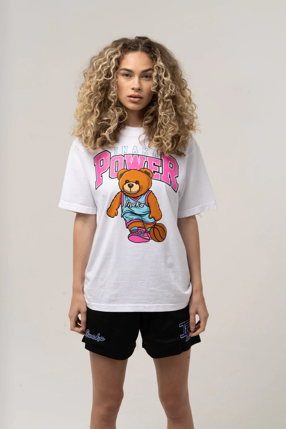 Inaka Shirt Inaka Tshirt Women High Quality Cotton 240g TEE IP Shirt Women Digital Inkjet Printing Shirt US Size Oversize TEE