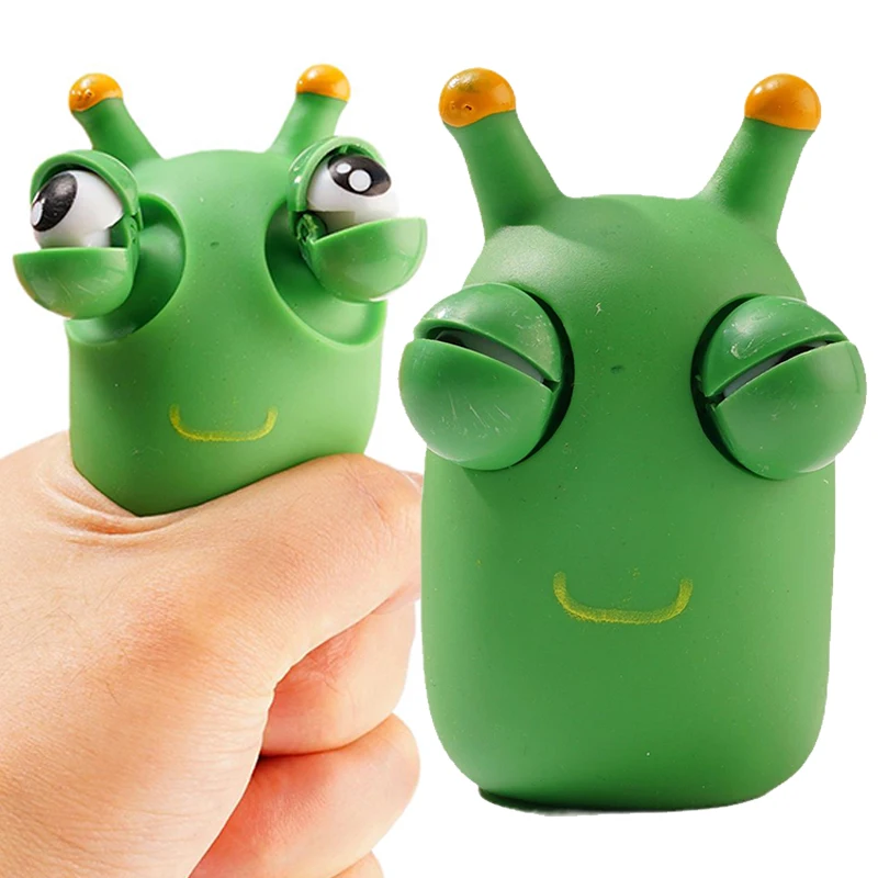 

Игрушка-антистресс для взрослых и детей, Забавный взрыв глазного яблока, гусеница с зеленым глазом, игрушка-антистресс, креативная игрушка ...