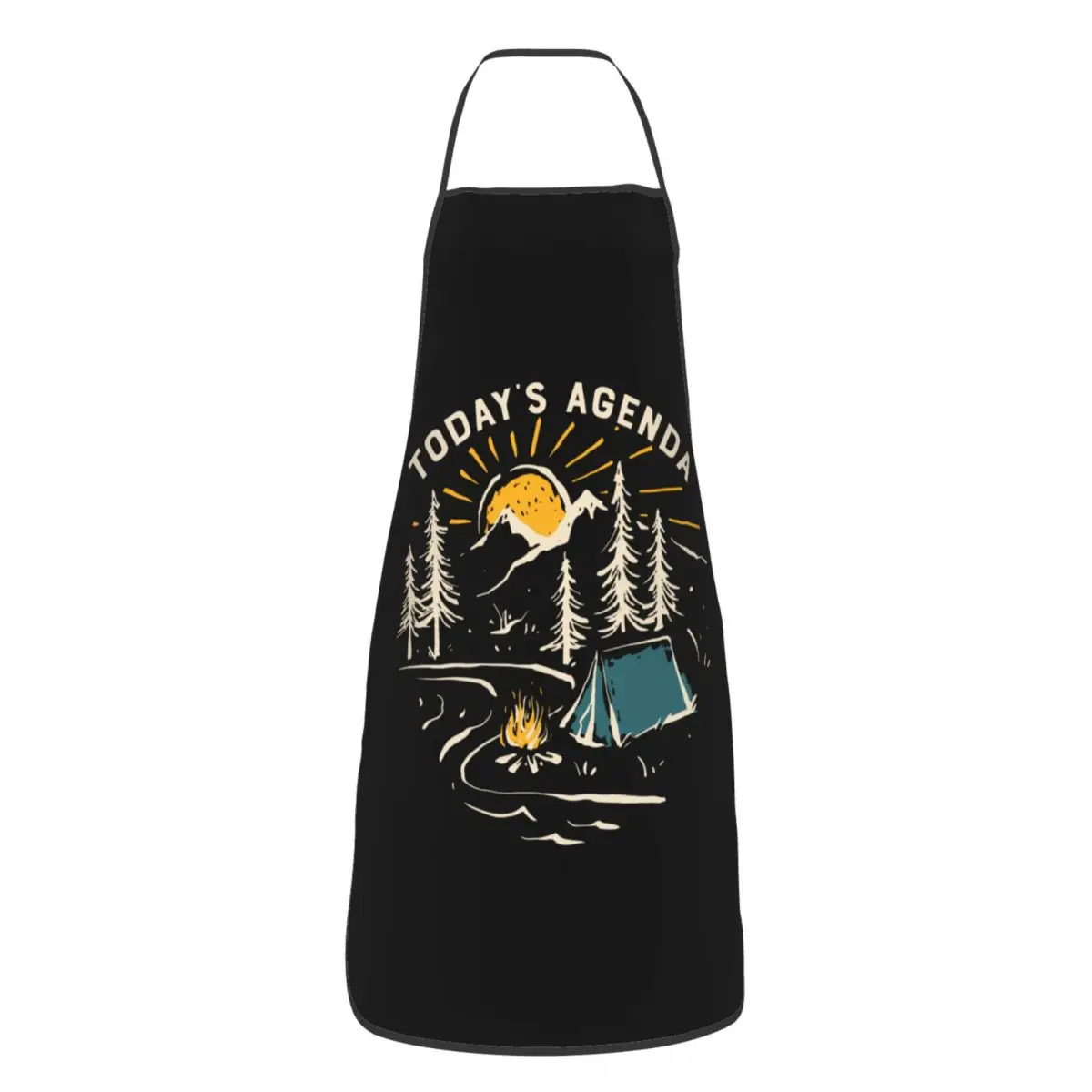

Унисекс, Забавный фартук для кемпинга, кухни, шеф-повара, готовки, готовки, для мужчин и женщин, приключения, путешествия, фартук для покраски