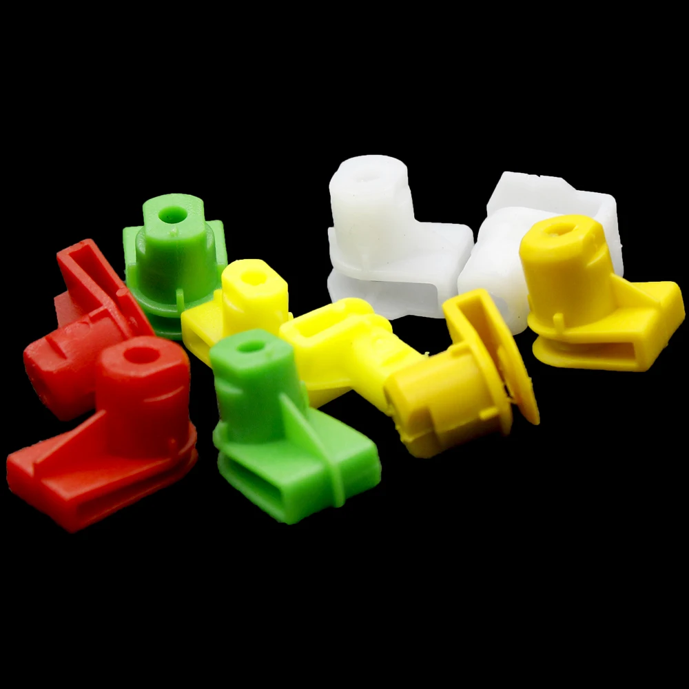 20x автомобильный бампер, самонарезающие зажимы, крепежные втулки для крыльев, гайки, винты, белый, зеленый, Yello, красный бампер, отделка, пластиковая Стопорная гайка