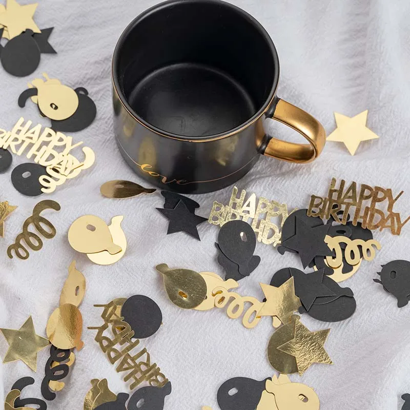 100 шт. конфетти торт на день рождения