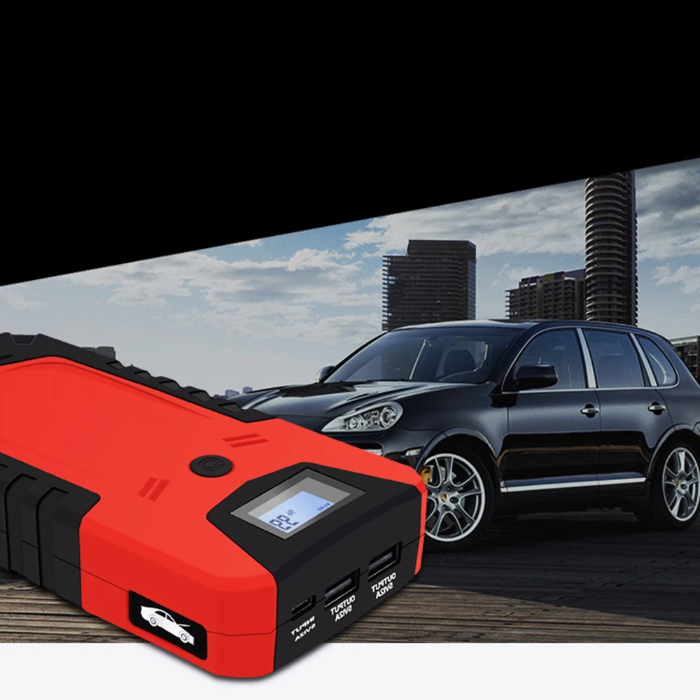 

Portable Car Jump Starter Auto Emergency Battery Starters Booster 13800mAh Power Bank For Petrol Diesel Auto Starting Device