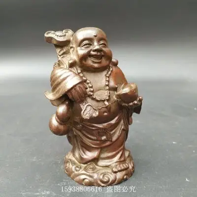 

Exquisite Imitation Copper Ruyi Yuanbao Maitreya Buddha Ornament