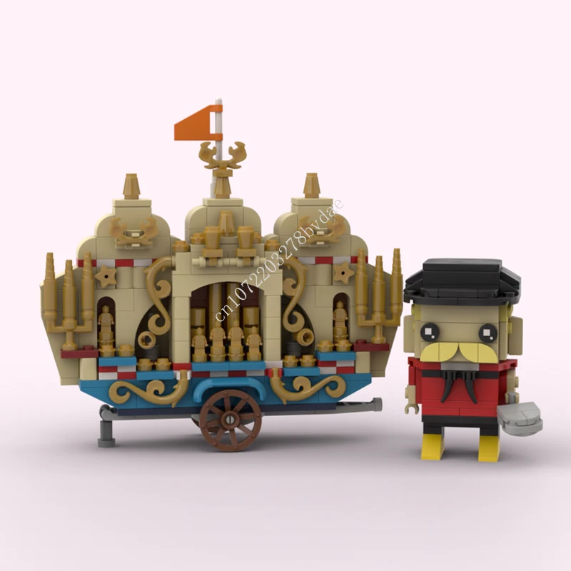 

406PCS MOC Movie Characters Dutch Barrel Organ And Draaiorgel-Man Brickheadz Building Blocks Cartoon Anim Figures Kids Toys Gift