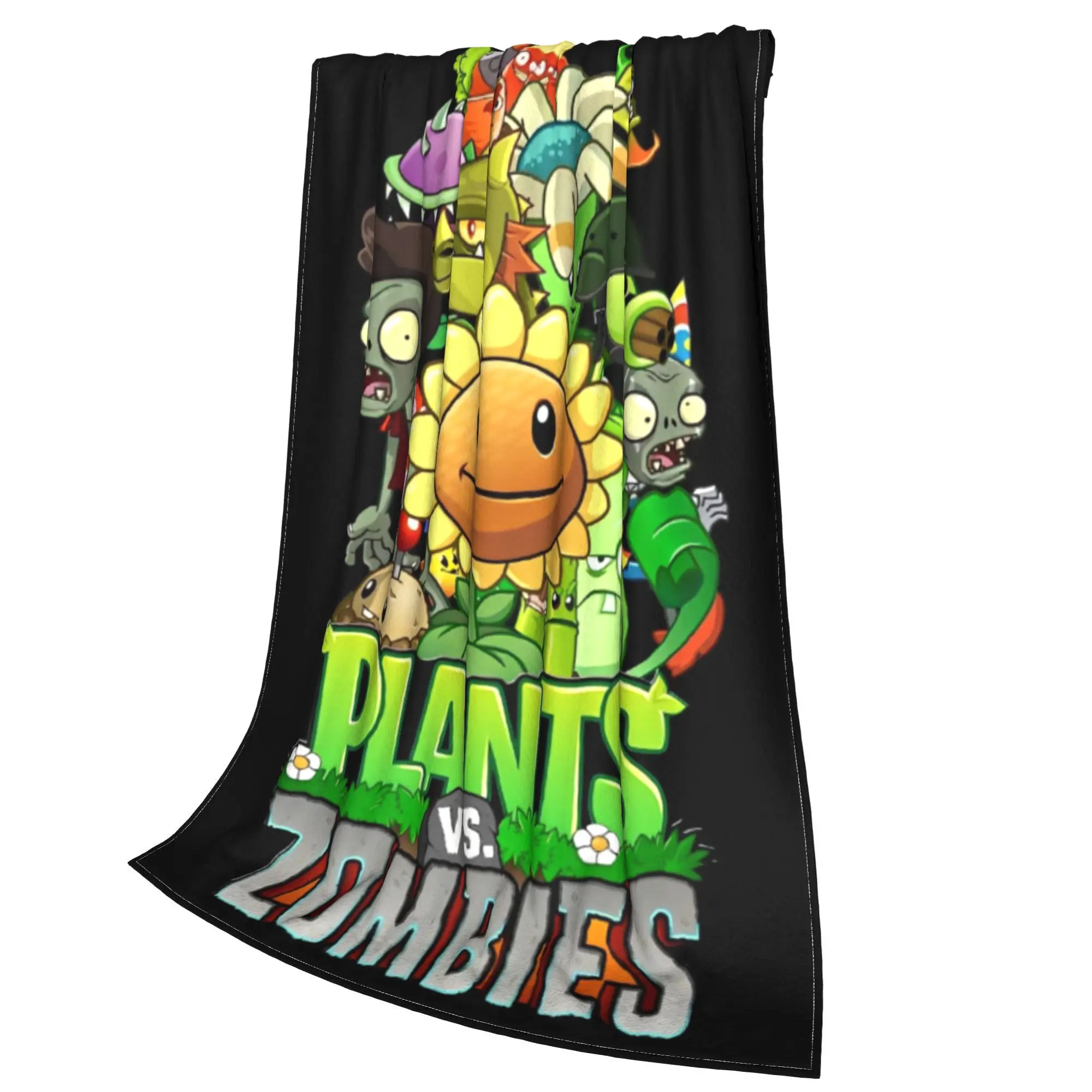Игровые одеяла с героями мультфильмов новинка дизайн Растения против Зомби