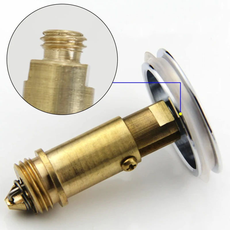 

Sewer Durable Leak Proof Press Type Wash Basin Plug Drain Stopper Bathroom Accessories Sink Washroom Anti Blocking Bounce Filter
