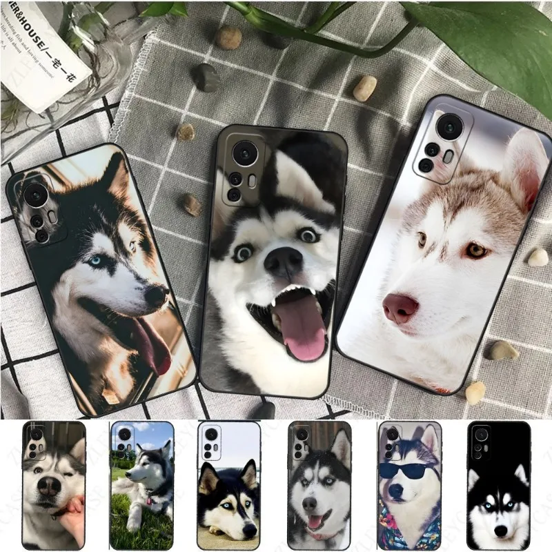 

Viat Husky Dog Phone Case For Xiaomi 8 9 11 9T 12 13 11T 11X 9SE 11i Lite Ultra Note10 Poco F3 M4 M3 X4 GT Pro Luxury Back Cover