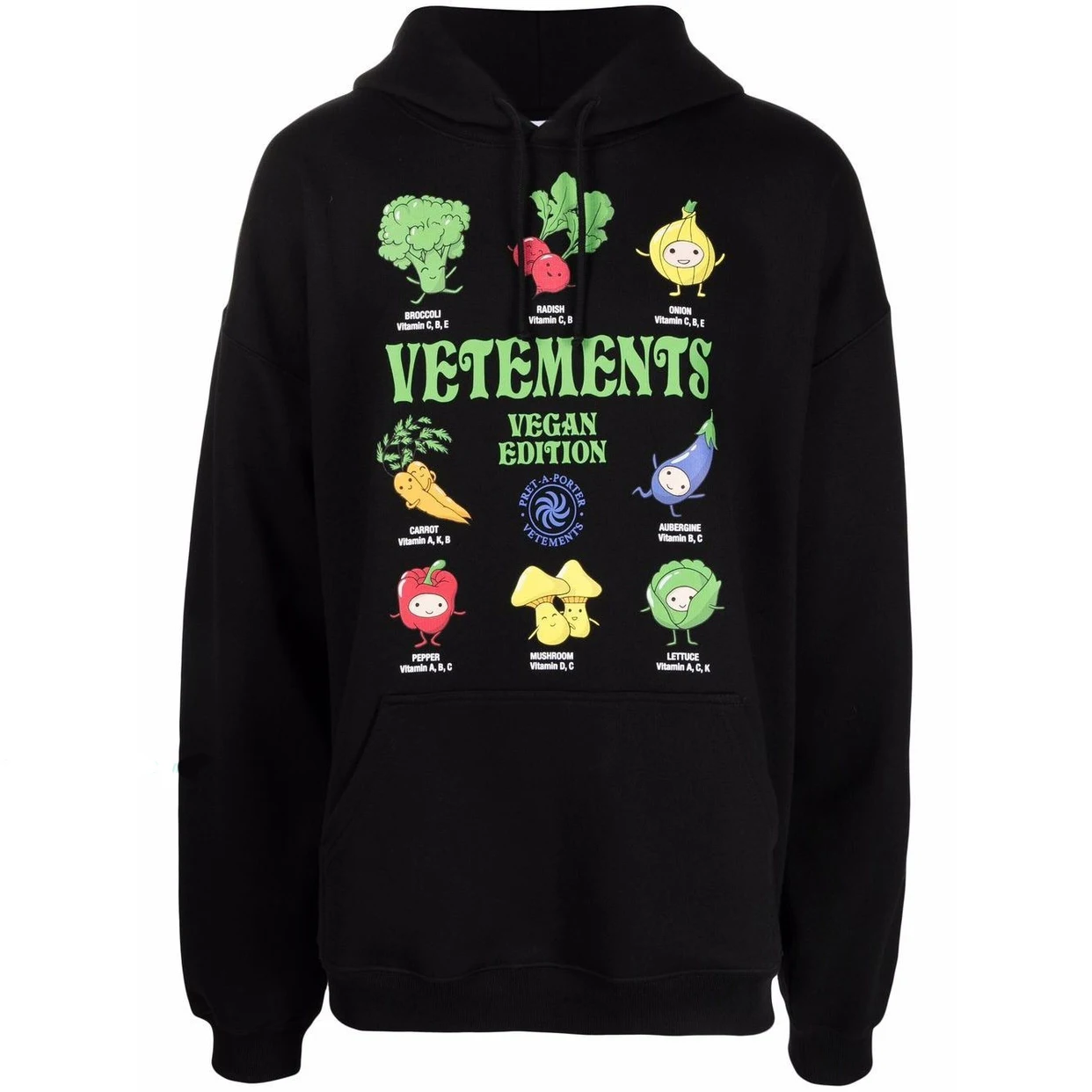 

New 21 Men Embroidered vegetables Vetements Hoodies Hoody hooded Sweatshirts velvet Cotton Drake Thicken Fleece west kanye #A232