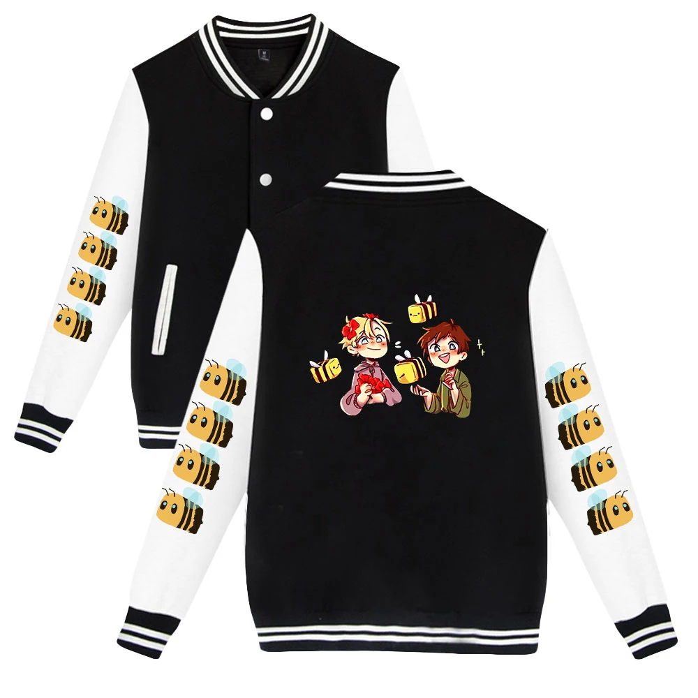 

Tubbo Dreamwastaken GeorgeNotFound Print baseball Jacket Holiday Preppy Unisex Youthful vitality Clothes cyber men sweat Jacket
