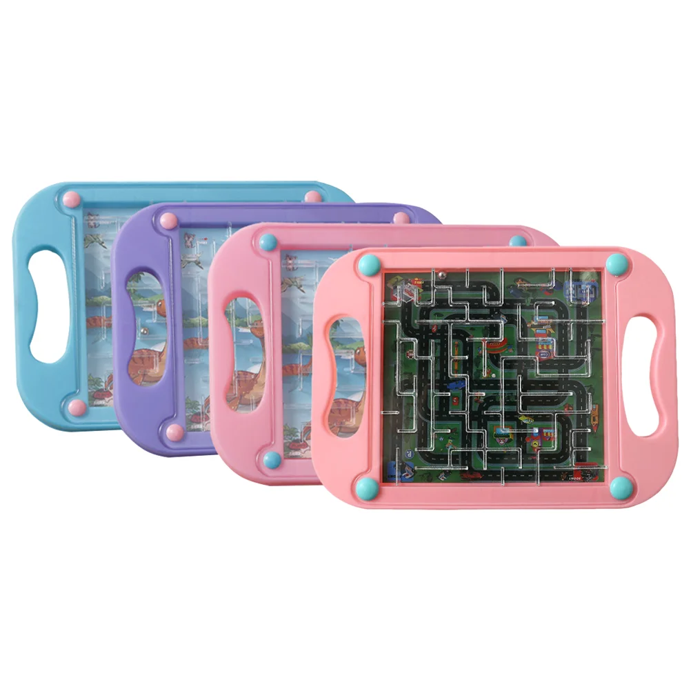 

4Pcs Children Track Beads Moving Maze Toys Kids Plastic Maze Game Toys