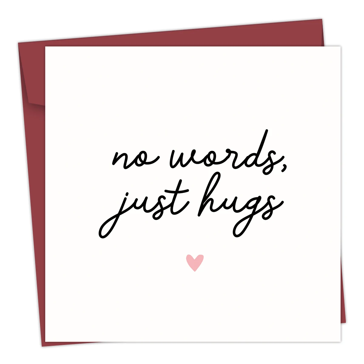 

Открытка «Без слов, просто обнимает»