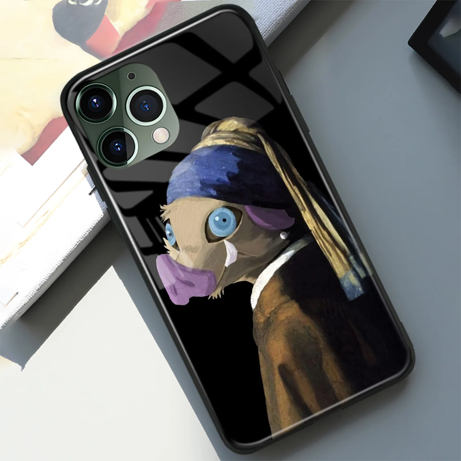 

Чехол для телефона Inosuke Hashibira Kimetsu no Yaiba из аниме для iPhone 13 12 11 Mini Pro XS Max SE X XR 7 8 Plus, Мягкий стеклянный чехол