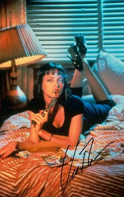 Художественный плакат с надписью «Криминальное художественное оформление» ума турмана, Шелковый плакат, домашний Настенный декор 24x36 дюймов