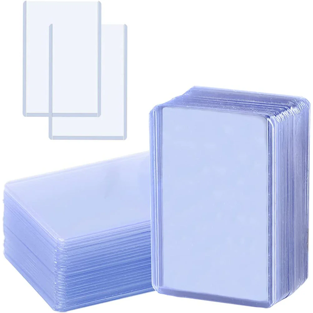 

Cards Covers Sleeves Baseball Holder Protectors Game Transparent Clearid Hard Sheetsscratch Anti Display Trading Sleeve Deck