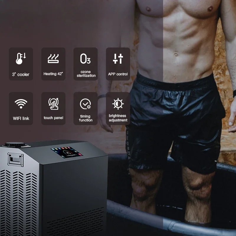 Холодный погружной 1/2 л.с. 3/4 1 2 с охладителем портативный охладитель для озоновой