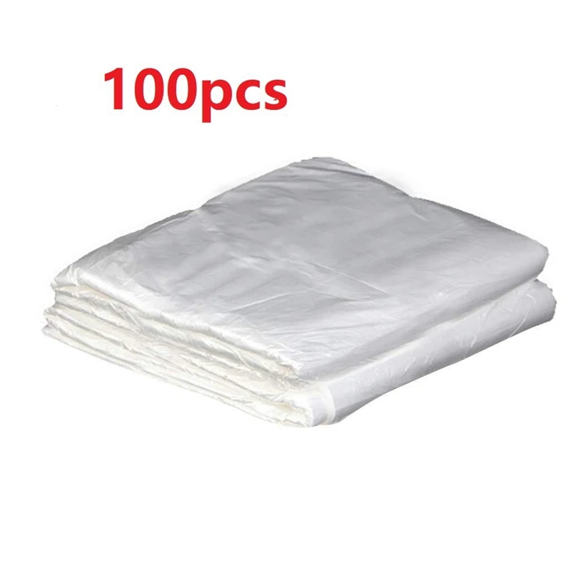 

200Pcs PE Apron Disposable Long Barber Wai Cloth Perm Hair Salon Haircut Wai Hairdressing Cape Shawl 60X90cm