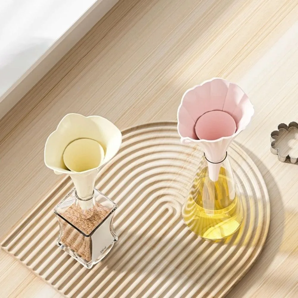 Складные воронки Cherry Blossom в форме цветка воронка для бутылки с уксусом маслом и