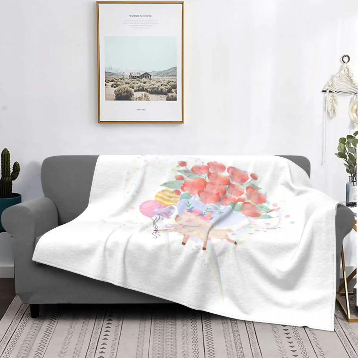 

Vibes-colcha a cuadros para cama, Edredon de lana, 12 mantas
