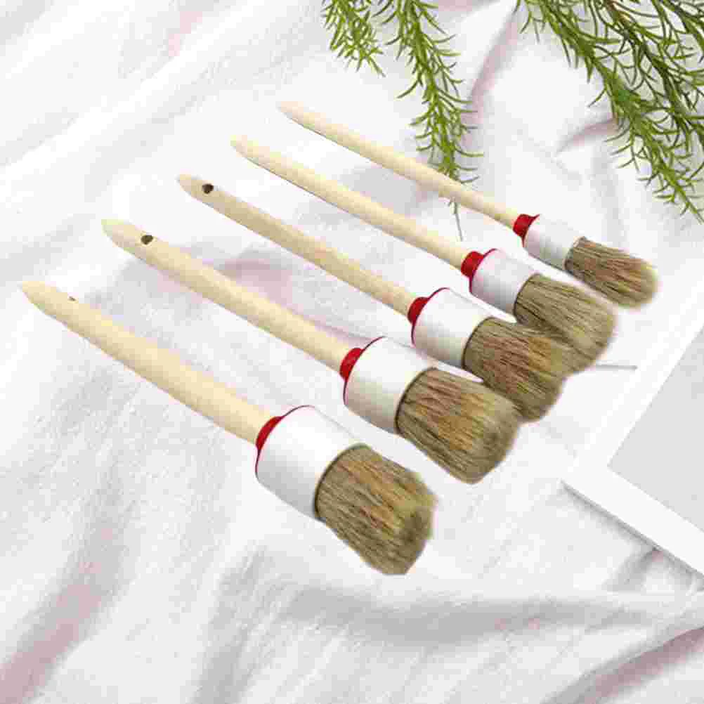 

5pcs Car Tyre Cleaning Brushes Wheel Tire Gap Brushes Hanging Brushes Multi-function Brushes