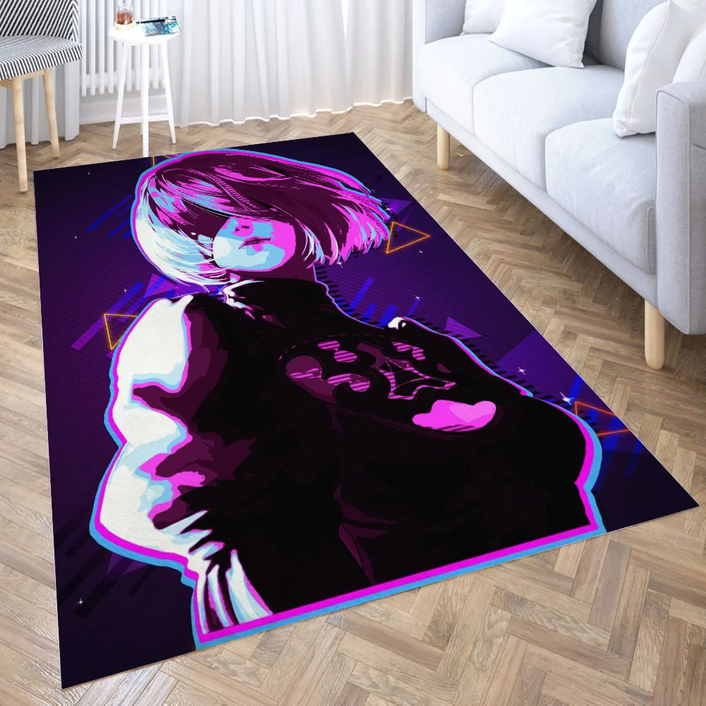 

Nier Automata New Pattern Floor Mat Door Mat Big Baby Crawl Carpet Non-slip Sheet Bedroom Living Room Home Decora