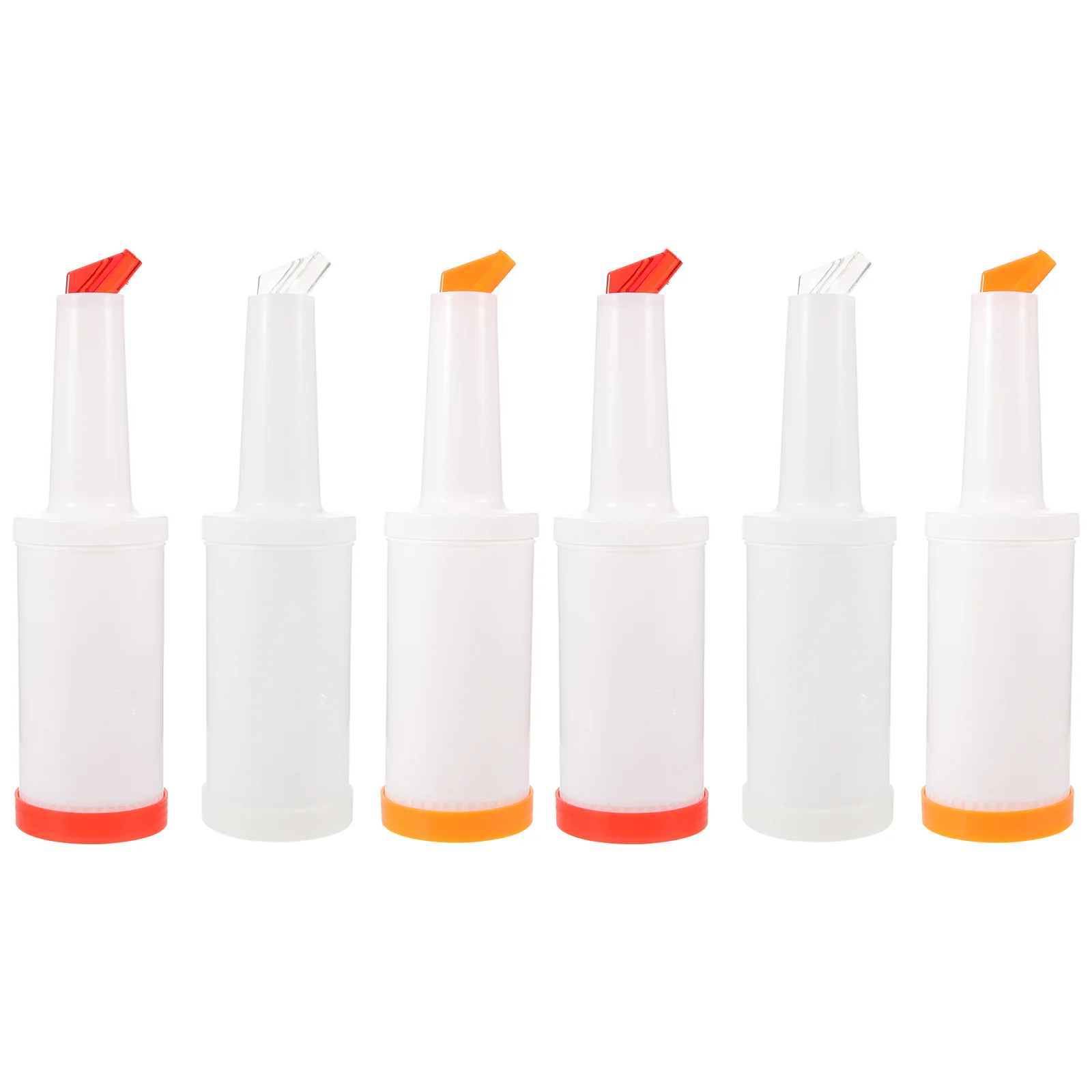 6 шт. 1 л бутылки для фруктового сока пластиковый кувшин бутылка бармена заливки